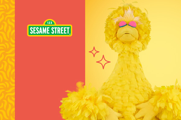 Sesame Street logo and Big Bird