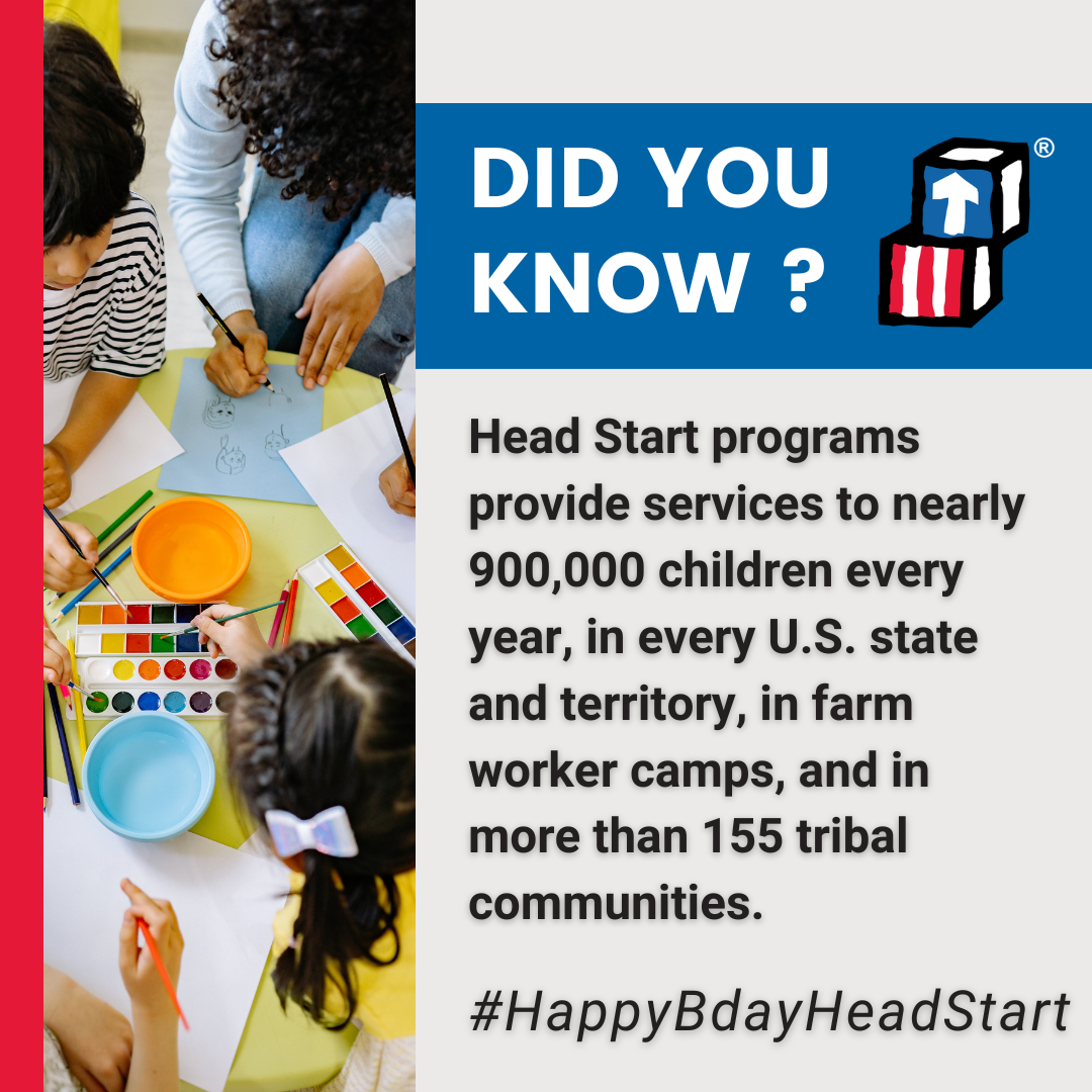 Did you know Head Start programs provide services to more than one million children.