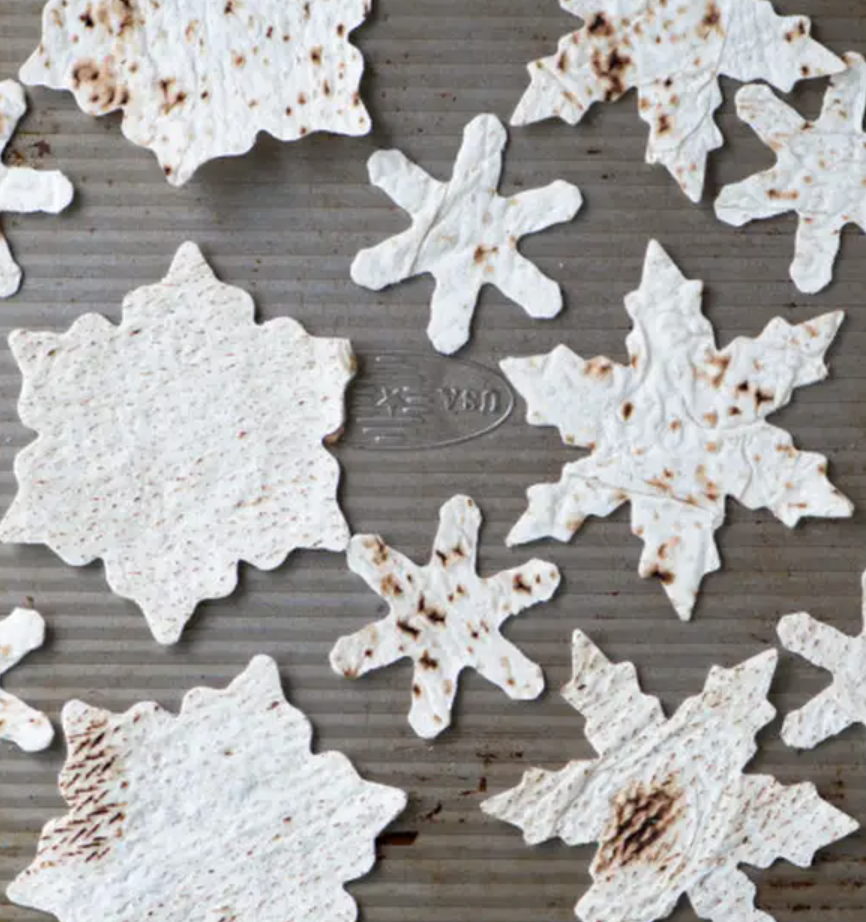 Coconut snowflakes.