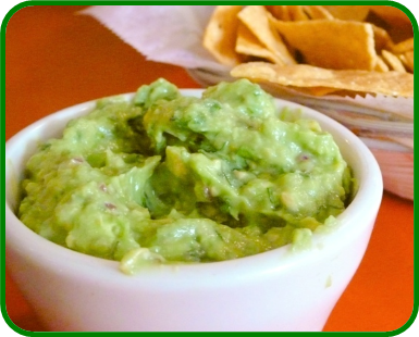 Guacamole dip.