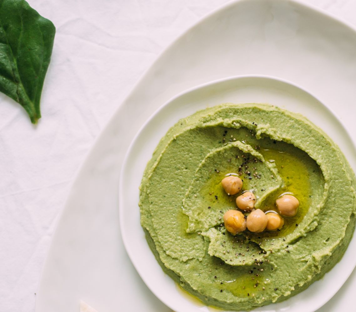 Humus del Día de San Patricio.