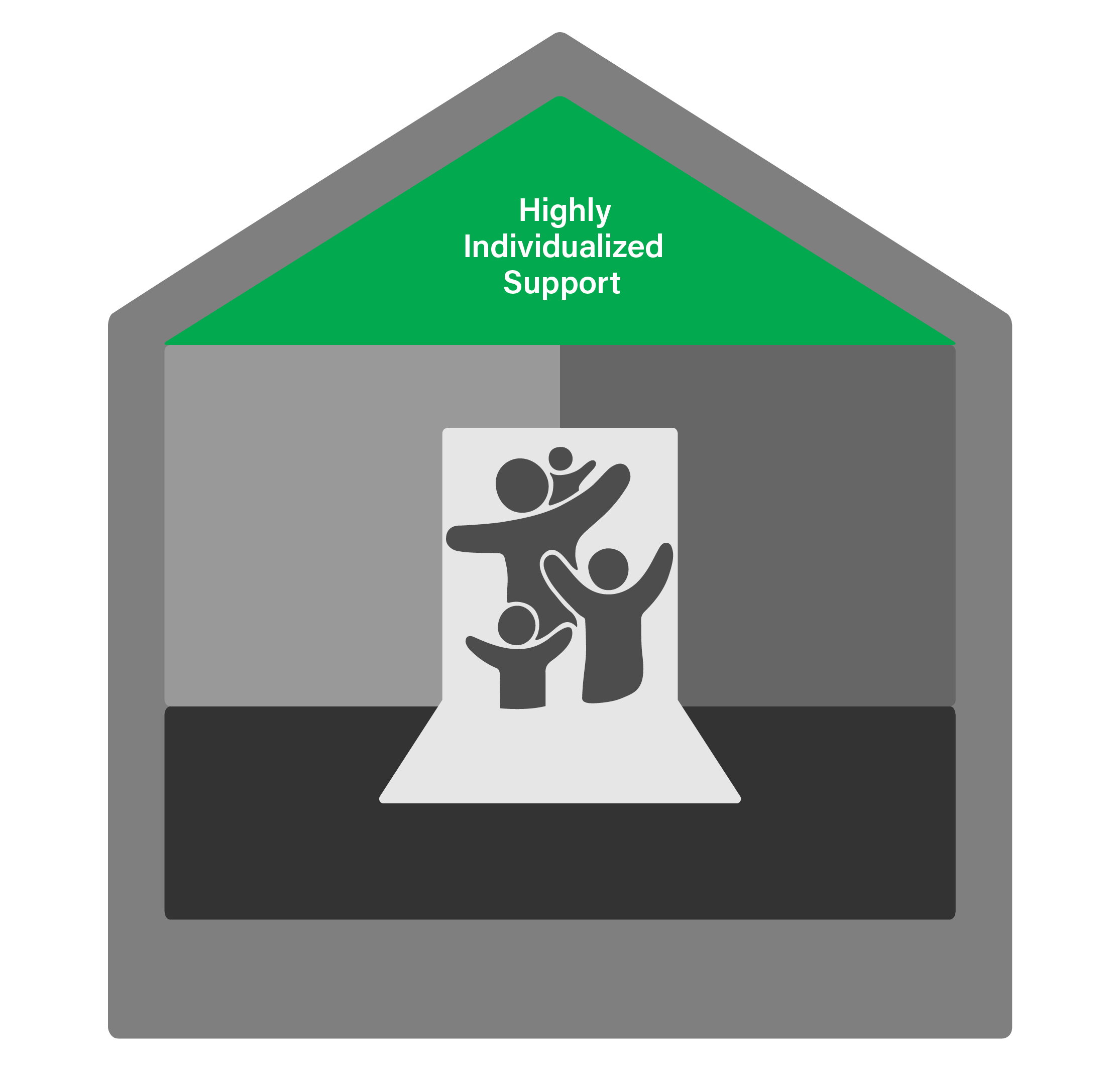 Framework for Effective Practice highlighting the roof Individualized Support.