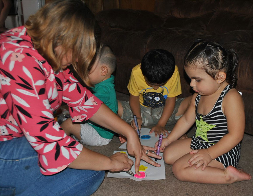 Head Start Teacher with Three In Home Students