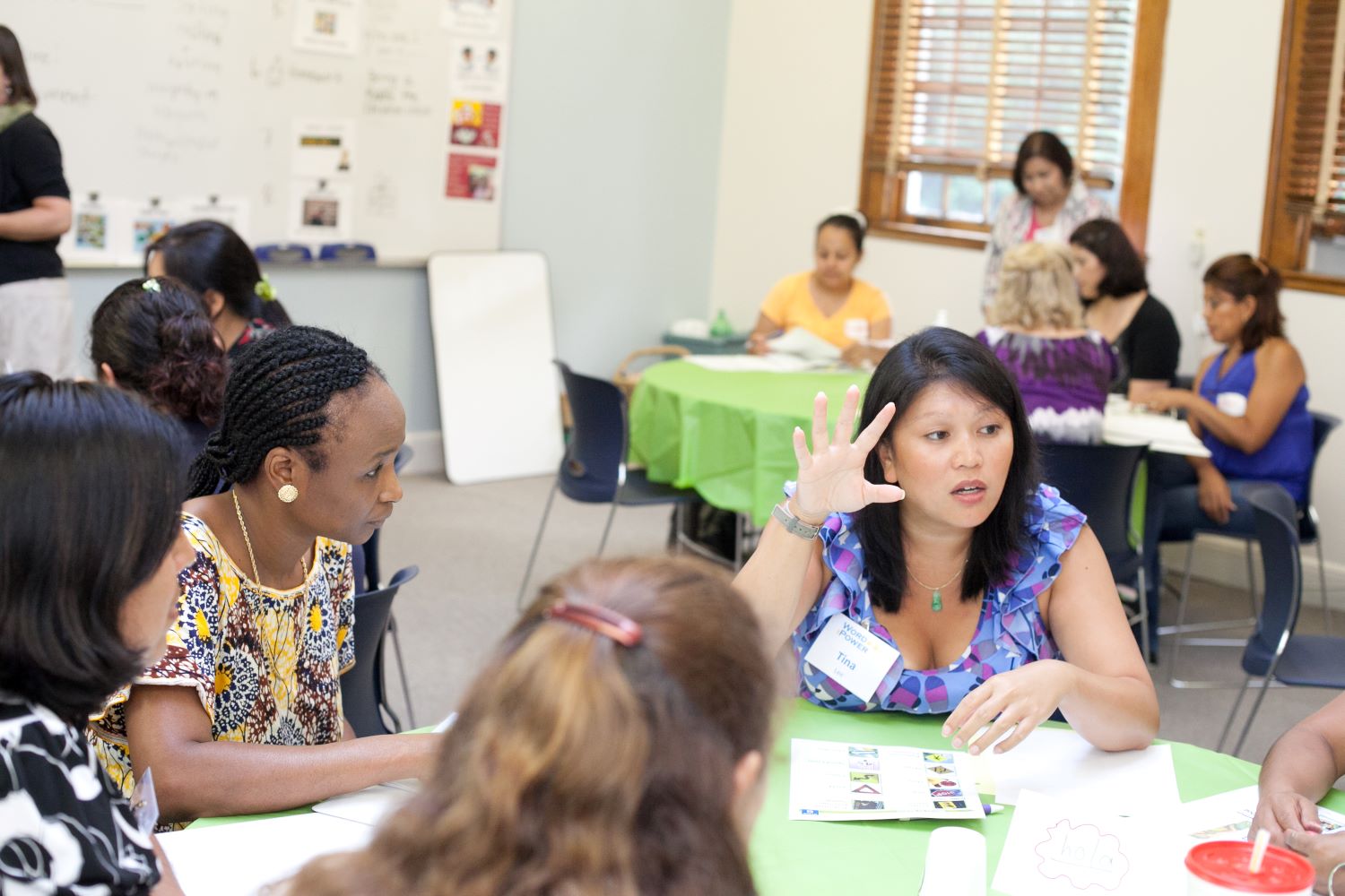 Group of teachers participating in a workshop.