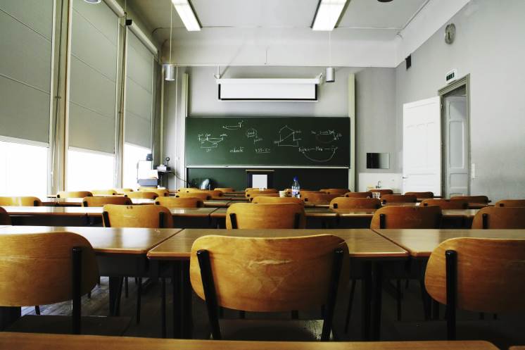 empty classroom