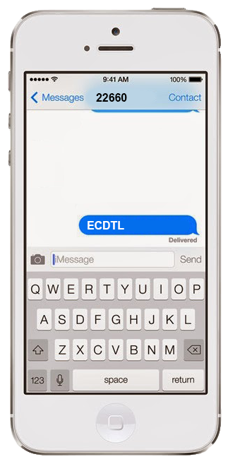 Text4Teacher phone interface graphic